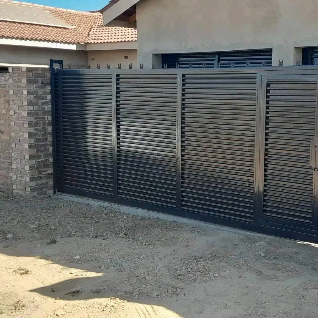 Mild steel gate installation