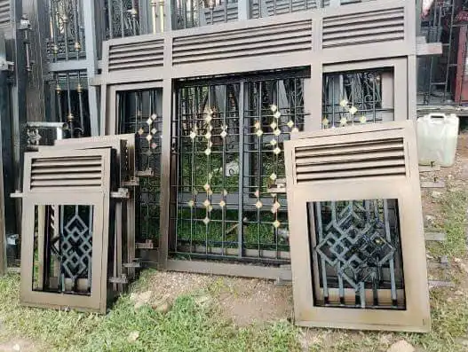 Aluminium frame installation